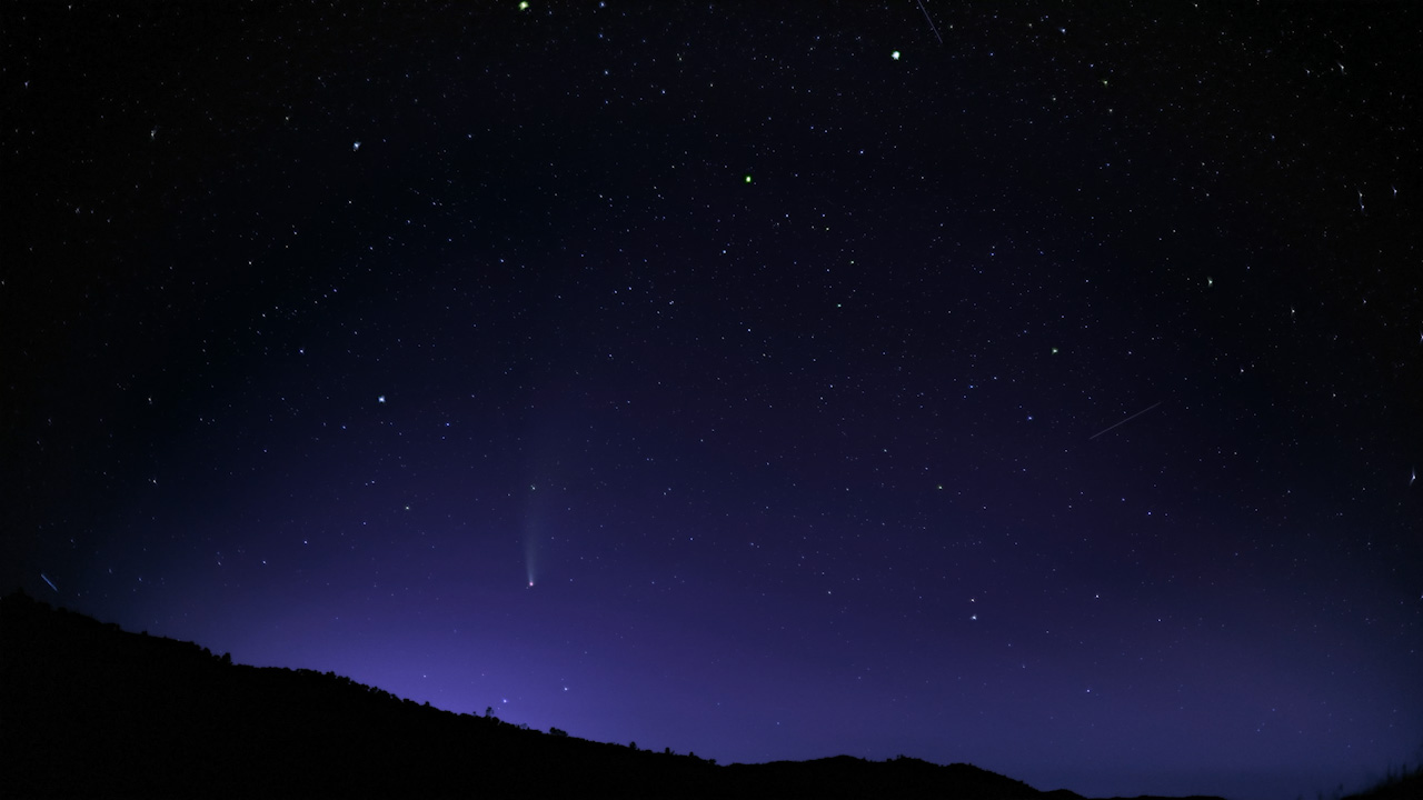 2 of 2 | Comet Neowise, as the night sky appears…