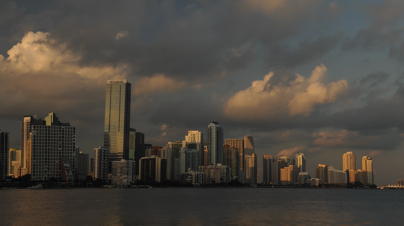 Late day clouds over Miami 1 of 2