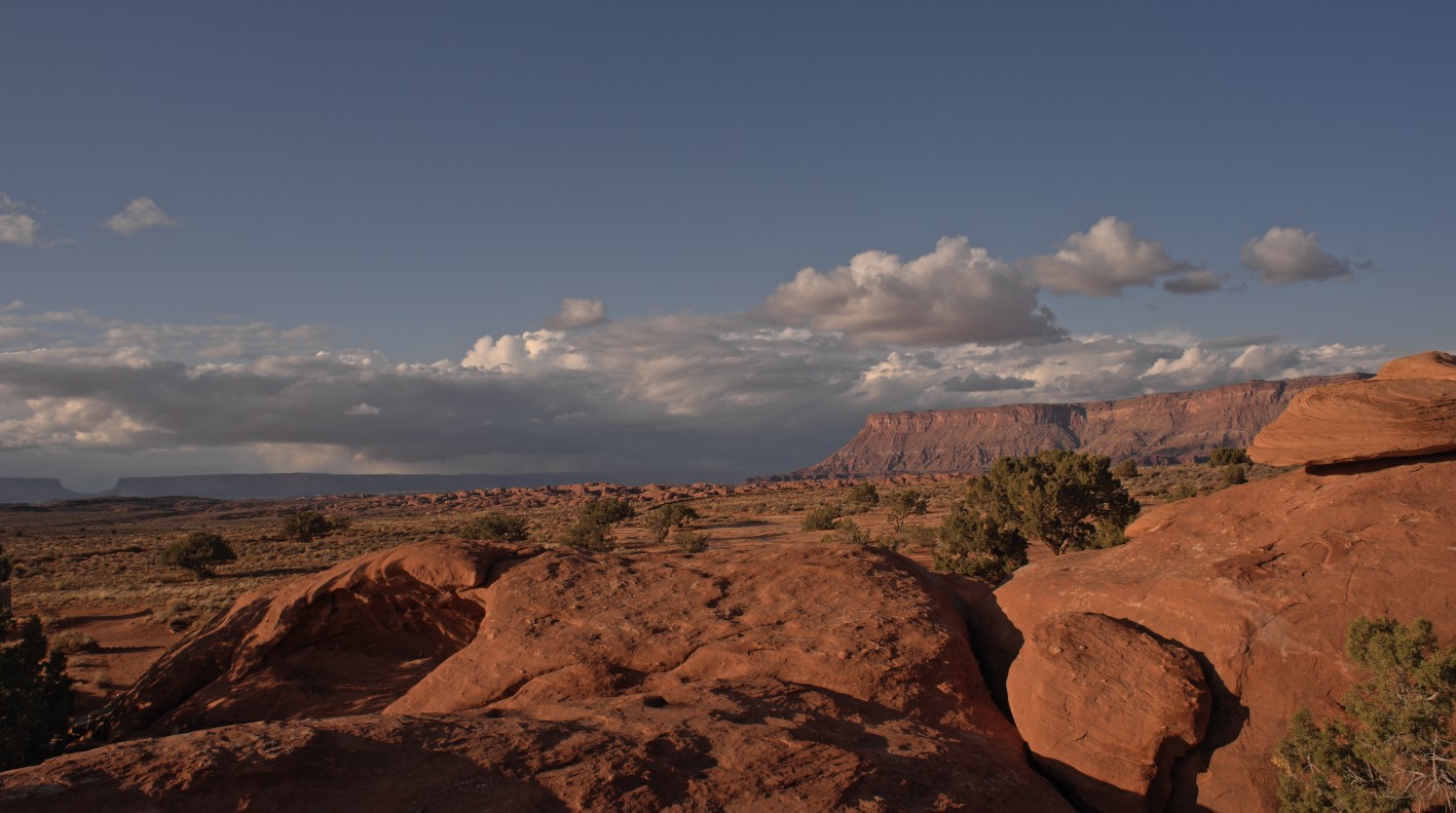 Inside Canyonlands, Needle District, mid-day 2 of 3